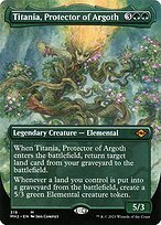 Matte Finish Modern Horizons 2 Titania, Protector of Argoth ( #319 )