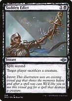 Matte Finish Modern Horizons 2 Sudden Edict ( #346 )
