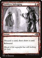 Matte Finish Modern Horizons 2 Faithless Salvaging ( #349 )