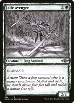 Matte Finish Modern Horizons 2 Jade Avenger ( #356 )