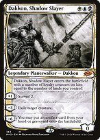 Matte Finish Modern Horizons 2 Dakkon, Shadow Slayer ( #363 )