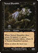 Matte Finish Modern Horizons 2 Nested Shambler ( #399 )