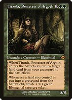 Matte Finish Modern Horizons 2 Titania, Protector of Argoth ( #416 )