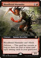 Matte Finish Modern Horizons 2 Bloodbraid Marauder ( #454 )