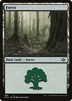 Matte Finish Modern Horizons 2 Forest ( #489 )