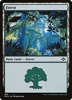 Matte Finish Modern Horizons 2 Forest ( #490 )