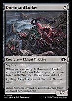 Glossy Finish Modern Horizons 3 Drownyard Lurker ( #3 )