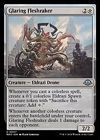 Glossy Finish Modern Horizons 3 Glaring Fleshraker ( #7 )