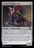 Glossy Finish Modern Horizons 3 Twisted Riddlekeeper ( #14 )