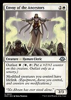 Glossy Finish Modern Horizons 3 Envoy of the Ancestors ( #23 )
