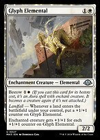 Glossy Finish Modern Horizons 3 Glyph Elemental ( #27 )