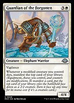Glossy Finish Modern Horizons 3 Guardian of the Forgotten ( #28 )