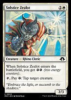 Glossy Finish Modern Horizons 3 Solstice Zealot ( #43 )