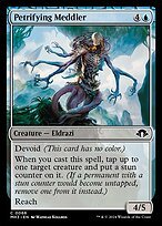 Glossy Finish Modern Horizons 3 Petrifying Meddler ( #66 )