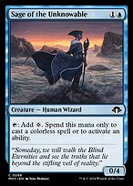 Glossy Finish Modern Horizons 3 Sage of the Unknowable ( #68 )