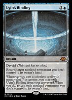 Glossy Finish Modern Horizons 3 Ugin's Binding ( #76 )