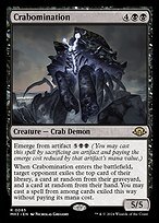 Glossy Finish Modern Horizons 3 Crabomination ( #85 )