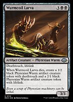 Glossy Finish Modern Horizons 3 Wurmcoil Larva ( #112 )