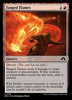 Glossy Finish Modern Horizons 3 Fanged Flames ( #118 )