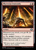 Glossy Finish Modern Horizons 3 Phyrexian Ironworks ( #130 )