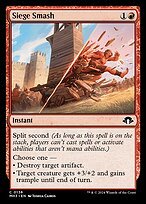 Glossy Finish Modern Horizons 3 Siege Smash ( #136 )