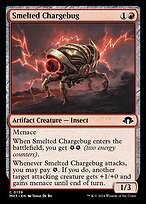 Glossy Finish Modern Horizons 3 Smelted Chargebug ( #139 )