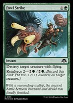 Glossy Finish Modern Horizons 3 Fowl Strike ( #155 )