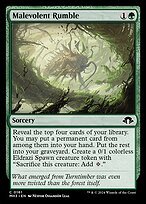 Glossy Finish Modern Horizons 3 Malevolent Rumble ( #161 )