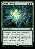 Glossy Finish Modern Horizons 3 Primal Prayers ( #166 )