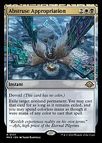 Glossy Finish Modern Horizons 3 Abstruse Appropriation ( #177 )