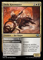 Glossy Finish Modern Horizons 3 Ondu Knotmaster // Throw a Line ( #196 )