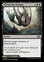 Glossy Finish Modern Horizons 3 Fell the Profane // Fell Mire ( #244 )