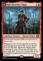 Glossy Finish Modern Horizons 3 Ral, Monsoon Mage // Ral, Leyline Prodigy ( #247 )