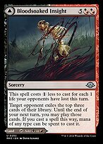 Glossy Finish Modern Horizons 3 Bloodsoaked Insight // Sanguine Morass ( #252 )