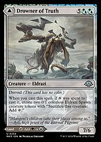 Glossy Finish Modern Horizons 3 Drowner of Truth // Drowned Jungle ( #253 )