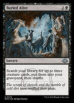 Glossy Finish Modern Horizons 3 Buried Alive ( #273 )
