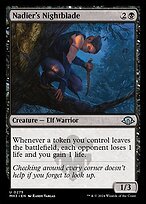 Glossy Finish Modern Horizons 3 Nadier's Nightblade ( #275 )