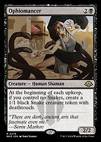 Glossy Finish Modern Horizons 3 Ophiomancer ( #276 )