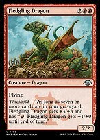 Glossy Finish Modern Horizons 3 Fledgling Dragon ( #280 )