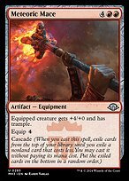 Glossy Finish Modern Horizons 3 Meteoric Mace ( #283 )