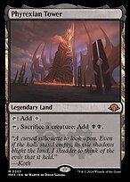 Glossy Finish Modern Horizons 3 Phyrexian Tower ( #303 )