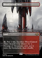 Glossy Finish Modern Horizons 3 Bloodstained Mire ( #352 )