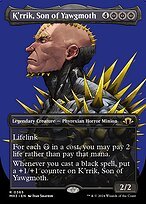 Glossy Finish Modern Horizons 3 K'rrik, Son of Yawgmoth ( #365 )