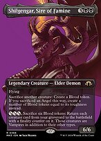 Glossy Finish Modern Horizons 3 Shilgengar, Sire of Famine ( #366 )
