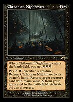 Glossy Finish Modern Horizons 3 Chthonian Nightmare ( #406 )