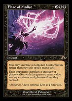 Glossy Finish Modern Horizons 3 Flare of Malice ( #408 )
