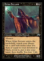 Glossy Finish Modern Horizons 3 Grim Servant ( #409 )