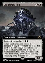 Glossy Finish Modern Horizons 3 Crabomination ( #452 )