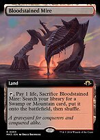 Glossy Finish Modern Horizons 3 Bloodstained Mire ( #463 )