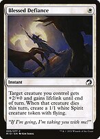 Glossy Finish Innistrad: Midnight Hunt Blessed Defiance ( #5 )